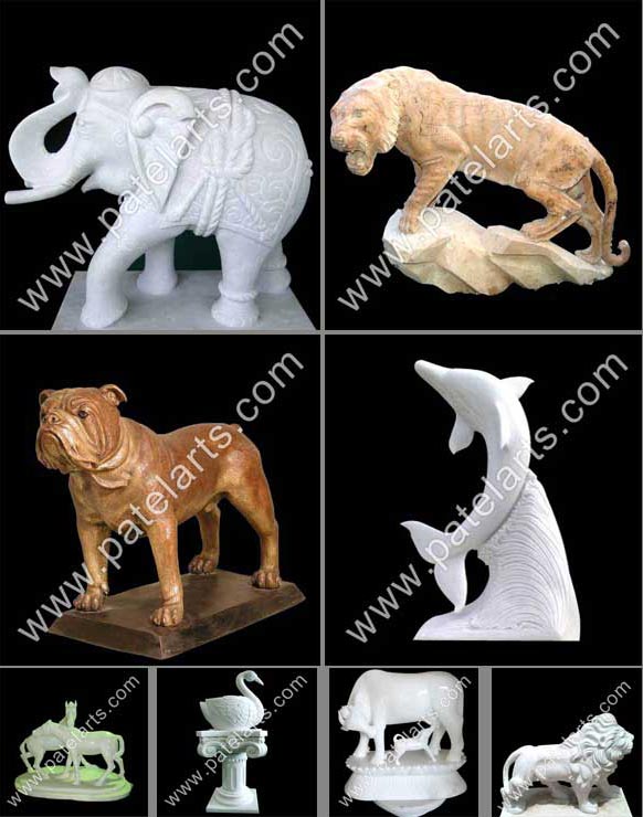 Marble Animal Statues, India, Marble Elephant, Marble Horse, Marble Lion, Marble Dogs, Marble Cats, Marble Peacock, Elephant Statue, Manfacuterers, Suppiers and Exporters of Natural Stone Animal Statues, Sculptures, Figurines, Carvings, Sets Patel Arts & Exports. Animal Statues, Marble Lion statues, Marble Elephant Statues, Granite Lion Statues, Granite elephant Statues, Natural Stone Lion Statues, Natural Stone Elephant Statues, Other Animal Statues in Marble Granite and Natural stones, Udaipur, Rajasthan, India