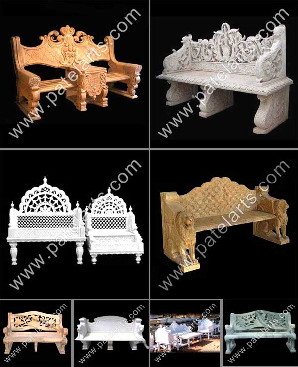 marble garden furniture, furnitures, marble furnitures, marble animal sculpture, garden animal statues, marble garden furniture Manufacturers, Exporters, Udaipur, Rajasthan, India