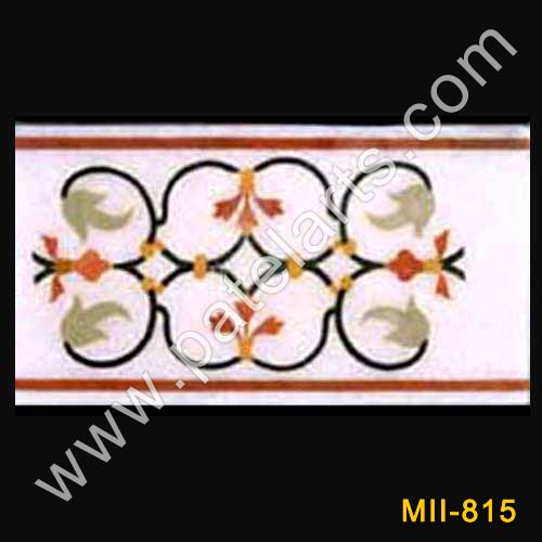 marble inlay border, borders, inlay borders, marble borders, marble inlay border designs, marble inlay handicrafts, inlay borders tiles, marble inlay wall borders, floors, marble inlay tiles borders, marble inlaid tiles, manufacturer, exporter, udaipur, rajasthan, india