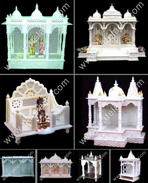 marble temple, temples, carved marble temples, white marble temple, hand carved temples, Manufacturers, Exporters, Udaipur, Rajasthan, India
